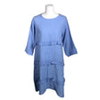 Unisex 120% Lino - Dress, size 40 - Blue ()