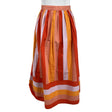 Unisex Twinset - Fabric skirt, size 40 - Orange ()