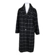 Unisex Rue de Femme - Wool coat, size 38 - Black ()