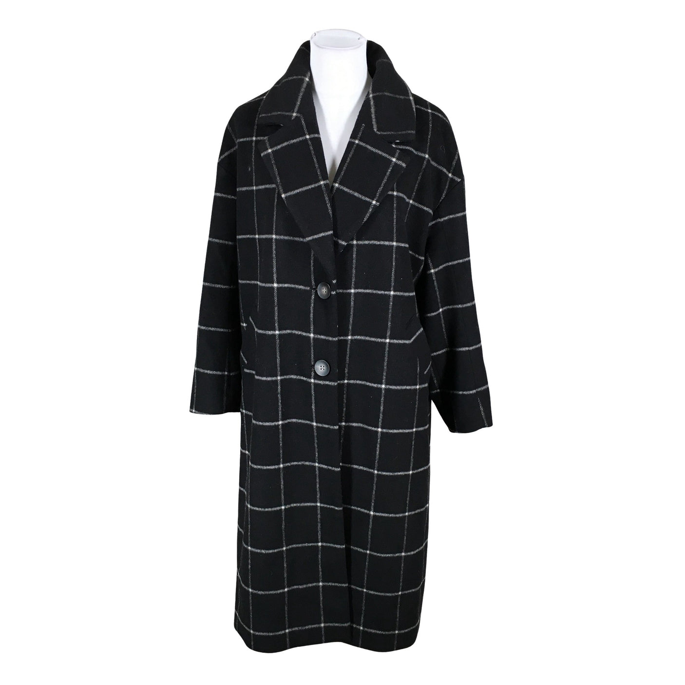 Unisex Rue de Femme - Wool coat, size 38 - Black (1)