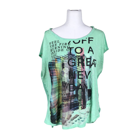 Unisex s.Oliver - Short-sleeved blouse, size 40 - Green ()
