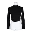 Unisex Even&Odd - Tricot shirt, size 38 - Black ()
