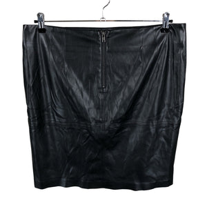 Unisex Comma - Leather skirt, size 44 - Black (2)