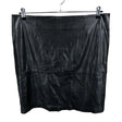 Unisex Comma - Leather skirt, size 44 - Black ()