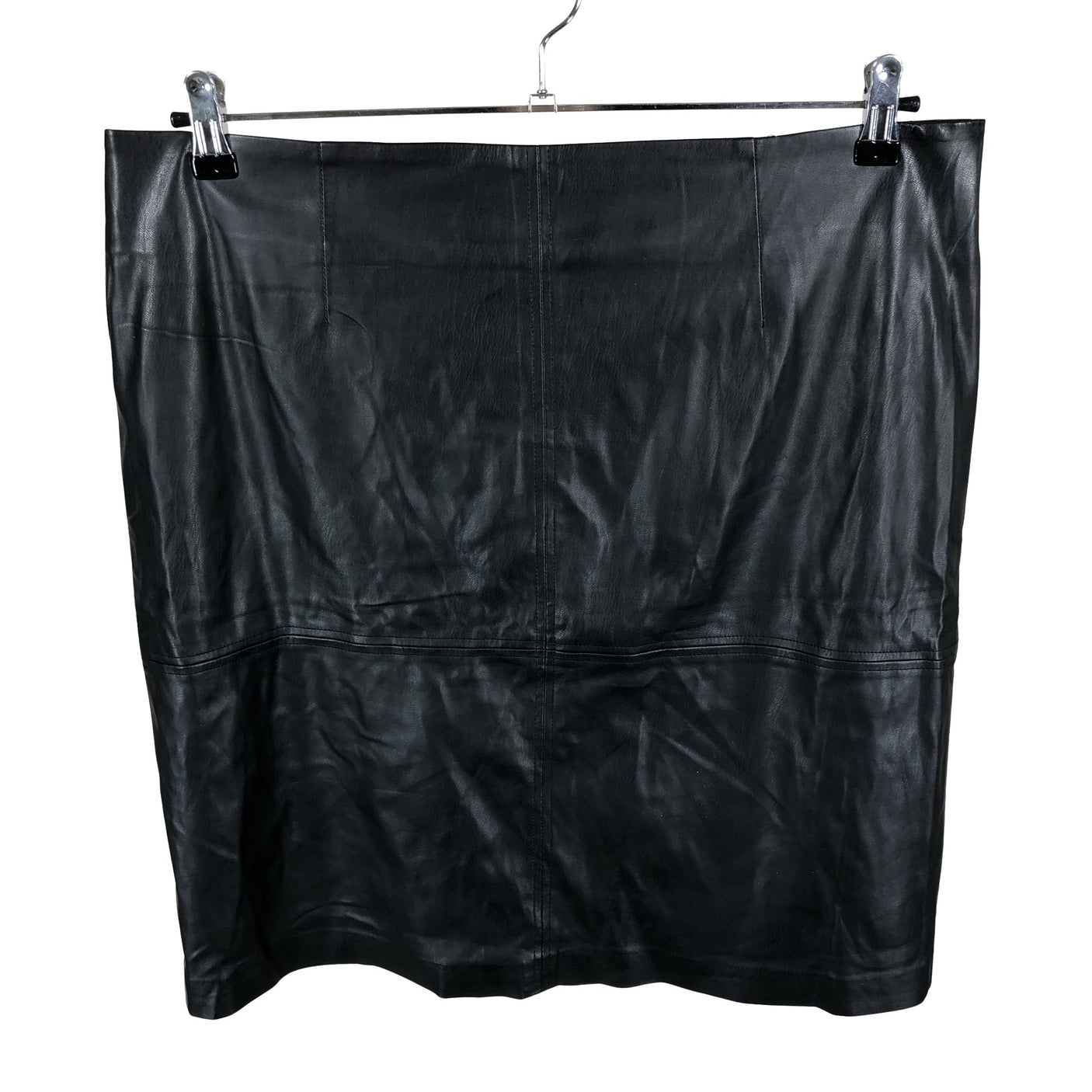 Unisex Comma - Leather skirt, size 44 - Black (1)