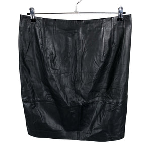 Unisex InWear - Leather skirt, size 44 - Black (2)