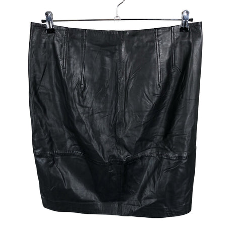 Unisex InWear - Leather skirt, size 44 - Black (2)
