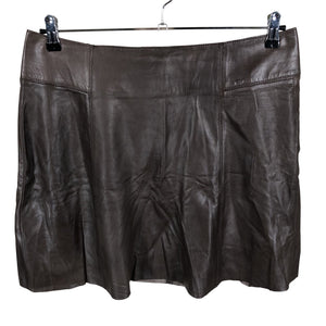 Unisex Cristelle&co - Leather skirt, size 42 - Brown (1)