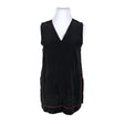 Unisex Ganni - Schiffon tunic, size 42 - Black ()