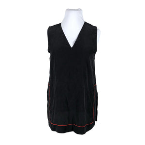 Unisex Ganni - Schiffon tunic, size 42 - Black (1)
