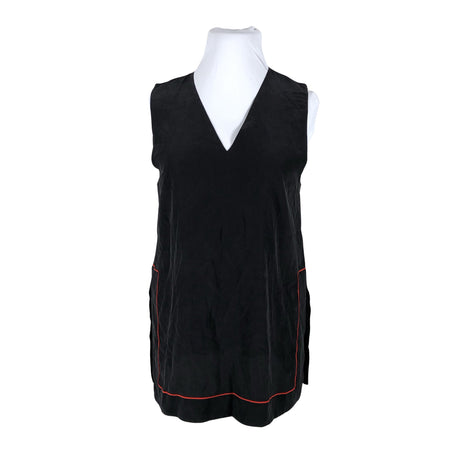 Unisex Ganni - Schiffon tunic, size 42 - Black ()