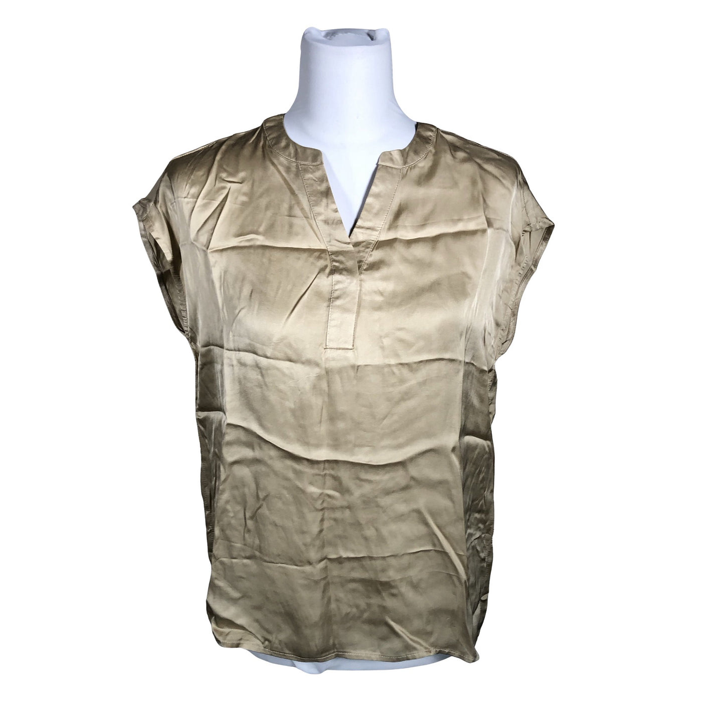 Unisex Soyaconcept - Short-sleeved blouse, size 36 - Brown (1)