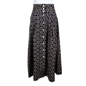 Unisex Andiata - Fabric skirt, size 38 - Blue (1)