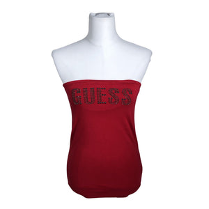 Unisex Guess - Tricot tank top, size 34 - Red (1)