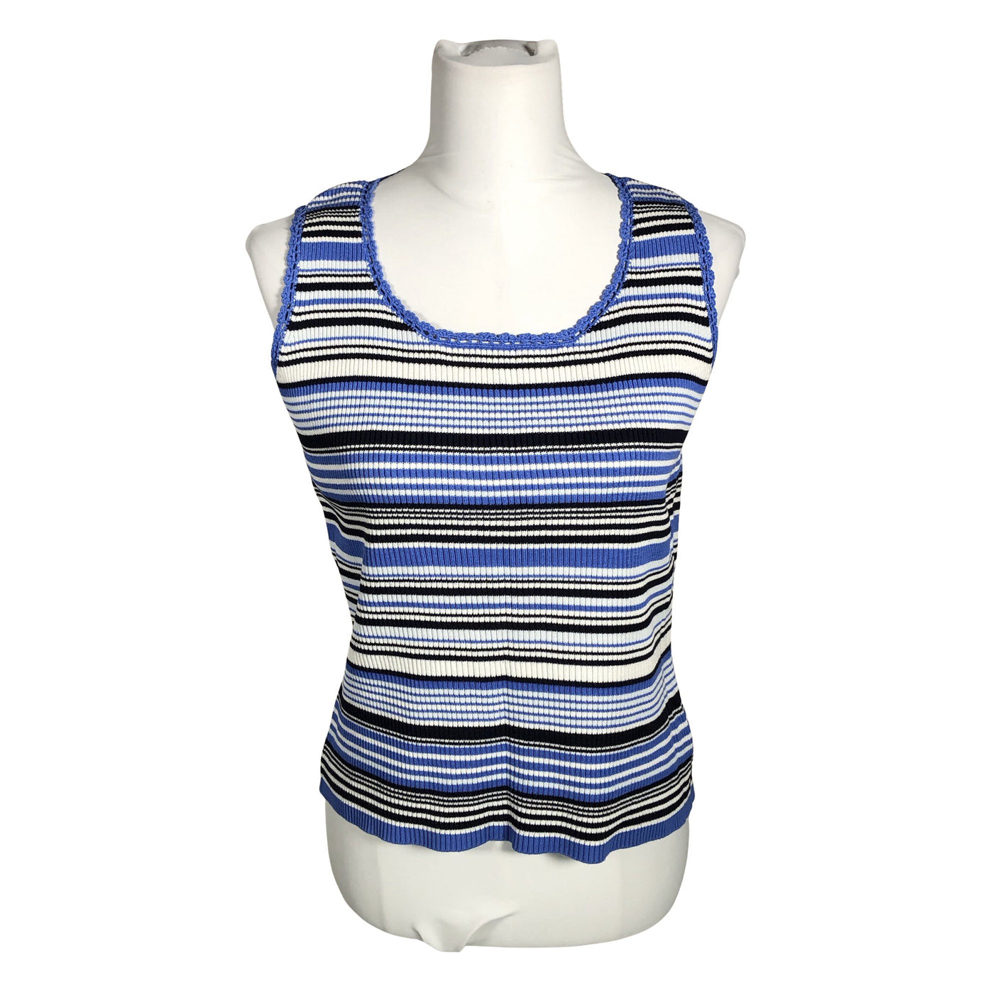 Unisex St John's Bay - Tricot tank top, size 38 - Blue (1)