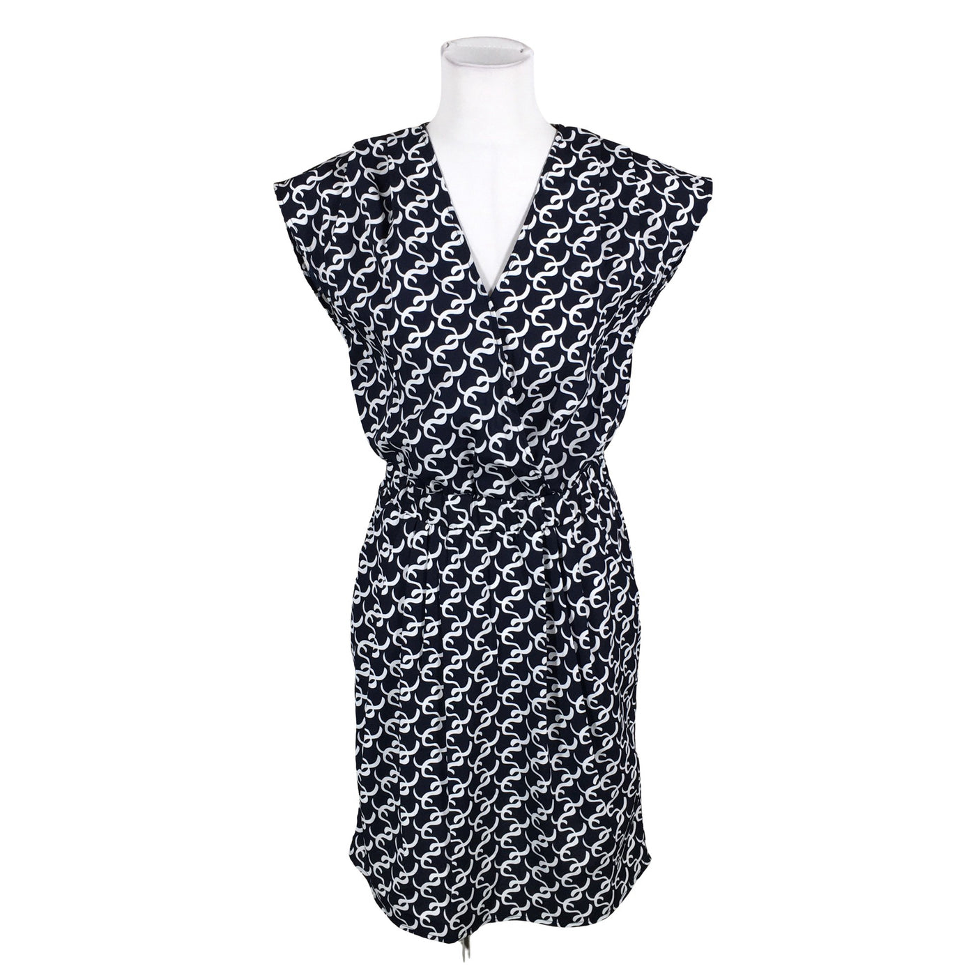 Unisex Ichi - Schiffon dress, size 36 - Blue (1)