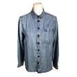 Unisex Marks&Spencer - Collared shirt, size 40 - Light blue ()