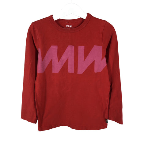 Unisex me&i - Tricot shirt, size 122 - 128 - Red ()