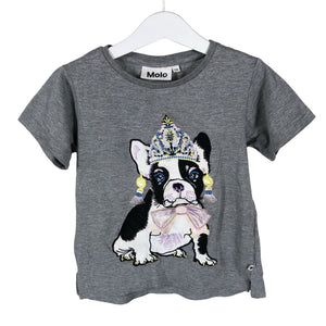 Unisex Molo Kids - T-shirt, size 110 - 116 - Gray (1)