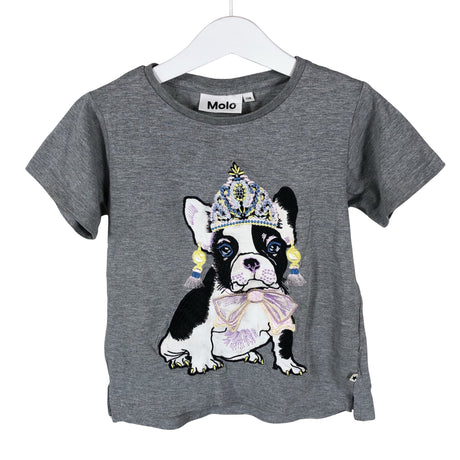 Unisex Molo Kids - T-shirt, size 110 - 116 - Gray ()