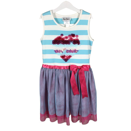 Unisex Rare Editions - Tricot dress, size 134 - 140 - Light blue ()
