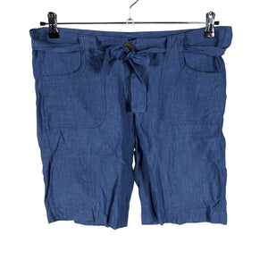 Unisex 120% Lino - Shorts, size 38 - Blue (1)