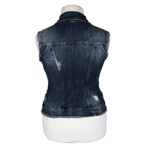 Unisex Liu Jo - Denim vest, size 44 - Blue (2)