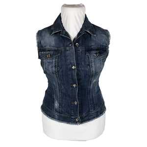 Unisex Liu Jo - Denim vest, size 44 - Blue (1)