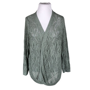 Unisex Zizzi - Cardigan, size 46 - Green (1)