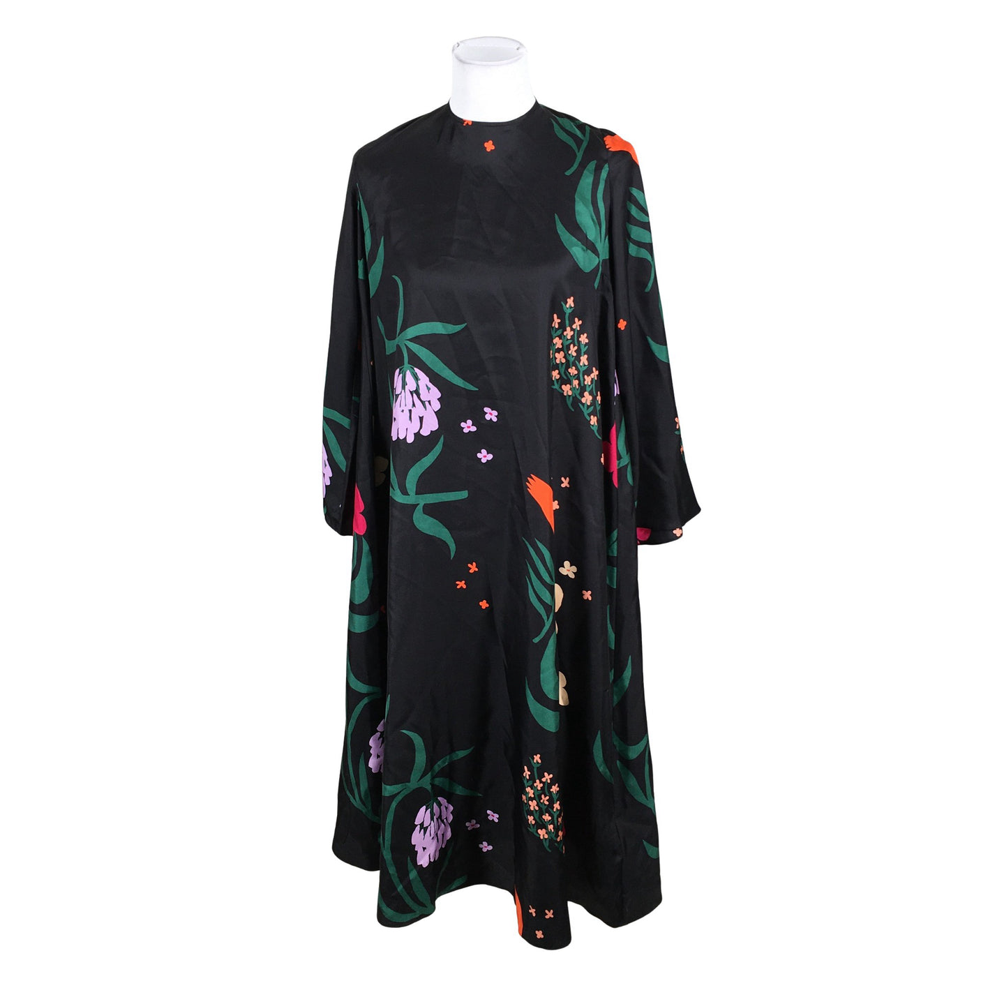 Unisex Marimekko - Schiffon dress, size 36 - Black (1)