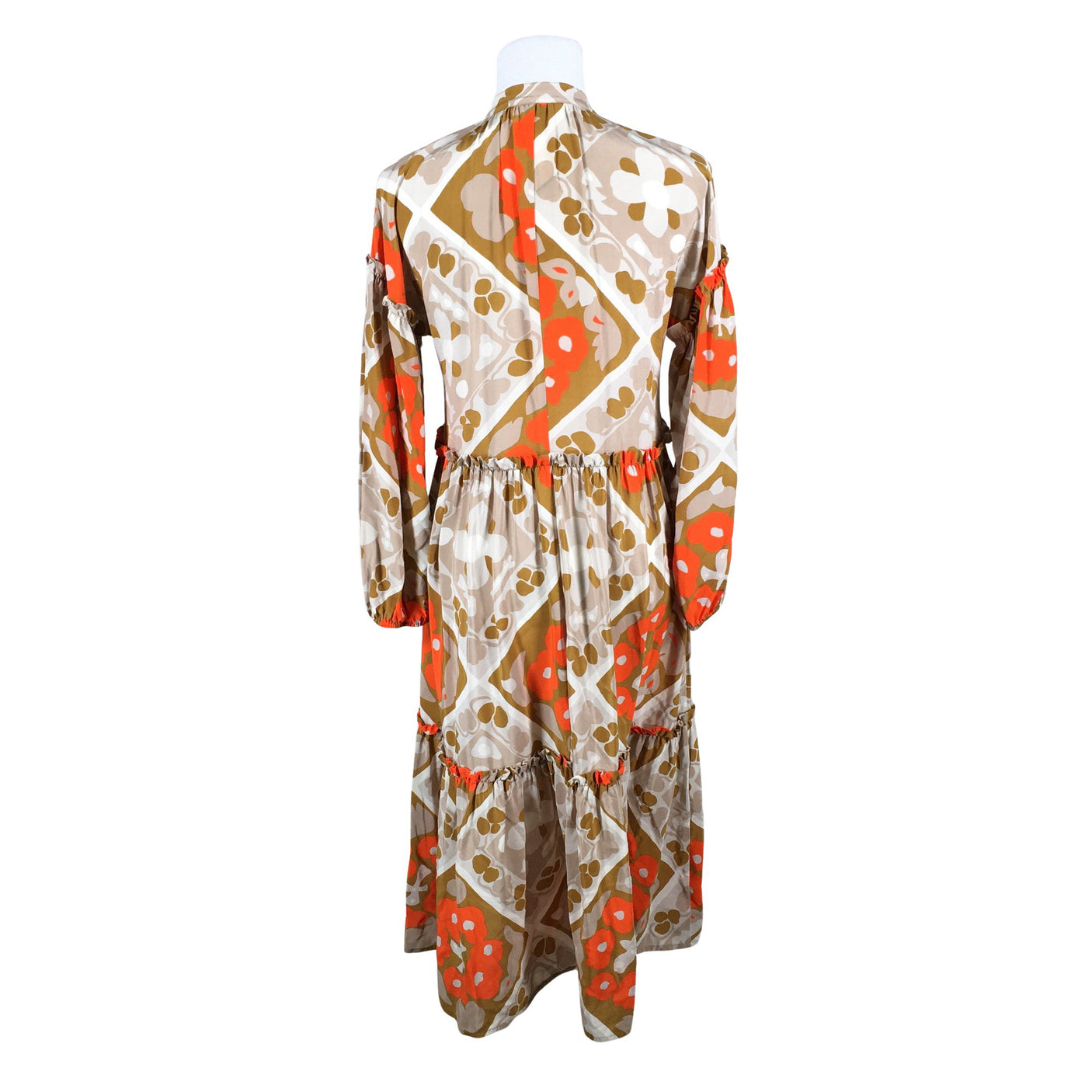 Unisex Marimekko - Schiffon dress, size 36 - Orange (2)