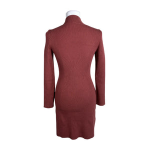 Unisex Sézane - Knit dress, size 38 - Red (2)