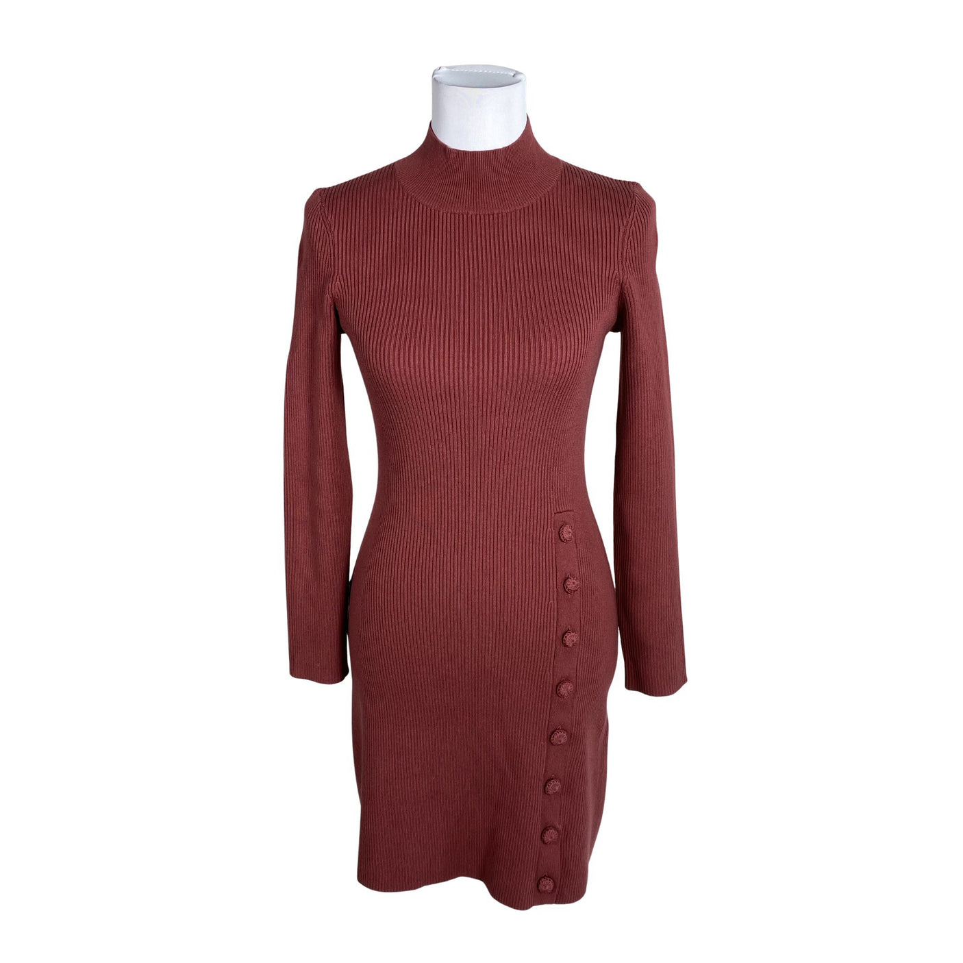 Unisex Sézane - Knit dress, size 38 - Red (1)