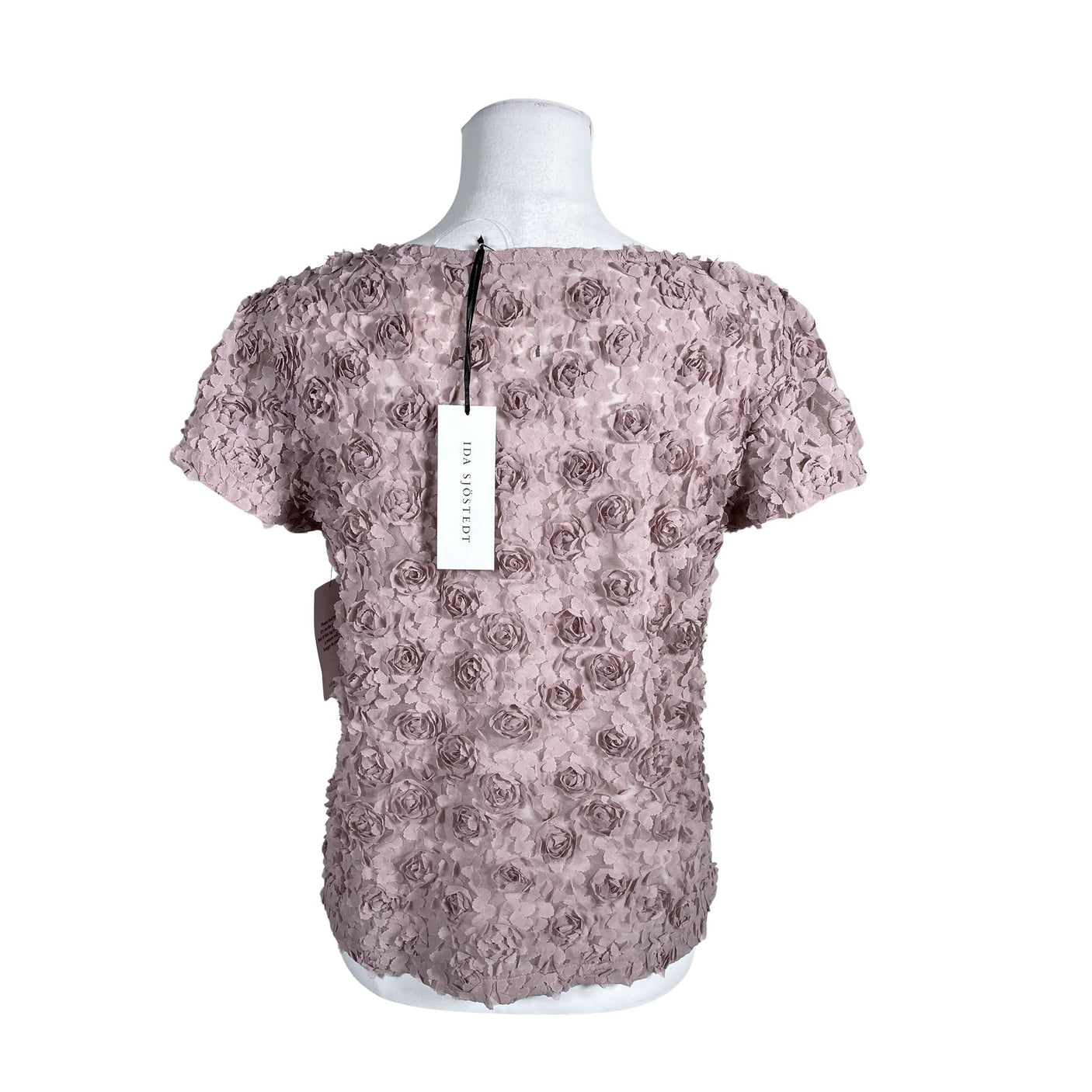 Unisex Ida Sjöstedt - Short-sleeved blouse, size 38 - Light pink (2)