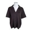 Unisex COS - Short-sleeved blouse, size 40 - Brown ()