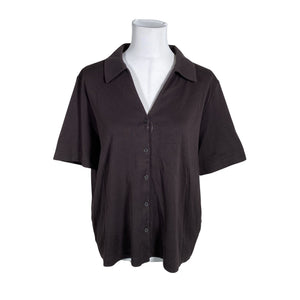 Unisex COS - Short-sleeved blouse, size 40 - Brown (1)