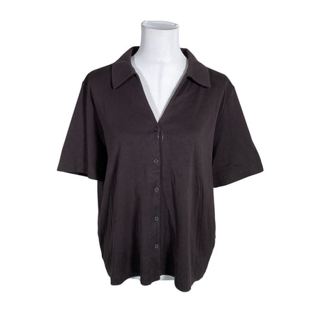 Unisex COS - Short-sleeved blouse, size 40 - Brown ()
