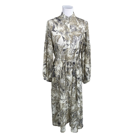 Unisex MSCH Copenhagen - Schiffon dress, size 38 - Gray ()