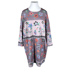 Unisex Virkkukoukkunen - Tricot tunic, size 44 - Violet (1)