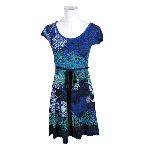 Unisex Desigual - Tricot dress, size 38 - Blue ()