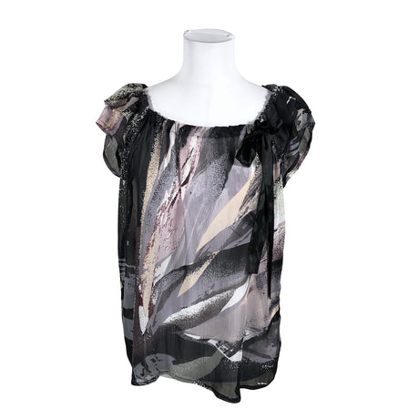 Unisex Oxmo - Short-sleeved blouse, size 38 - Gray ()