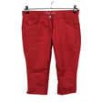 Unisex Tom Tailor - Capri jeans, size 40 - Red ()