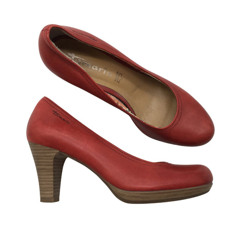 Unisex Tamaris - High heels, size 37 - Red ()