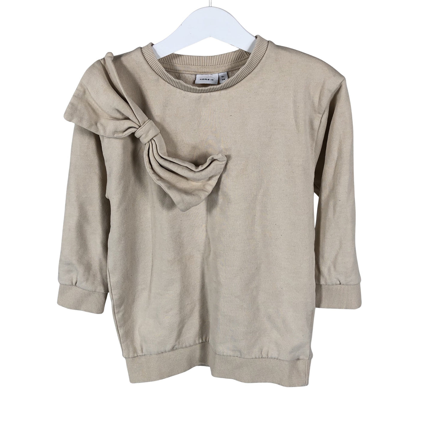 Unisex Name It - Sweatshirt, size Ei kokoa - Beige (1)