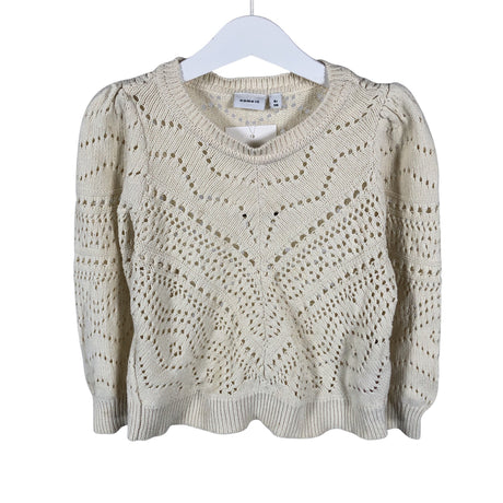 Unisex Name It - Sweatshirt, size Ei kokoa - Beige (2)