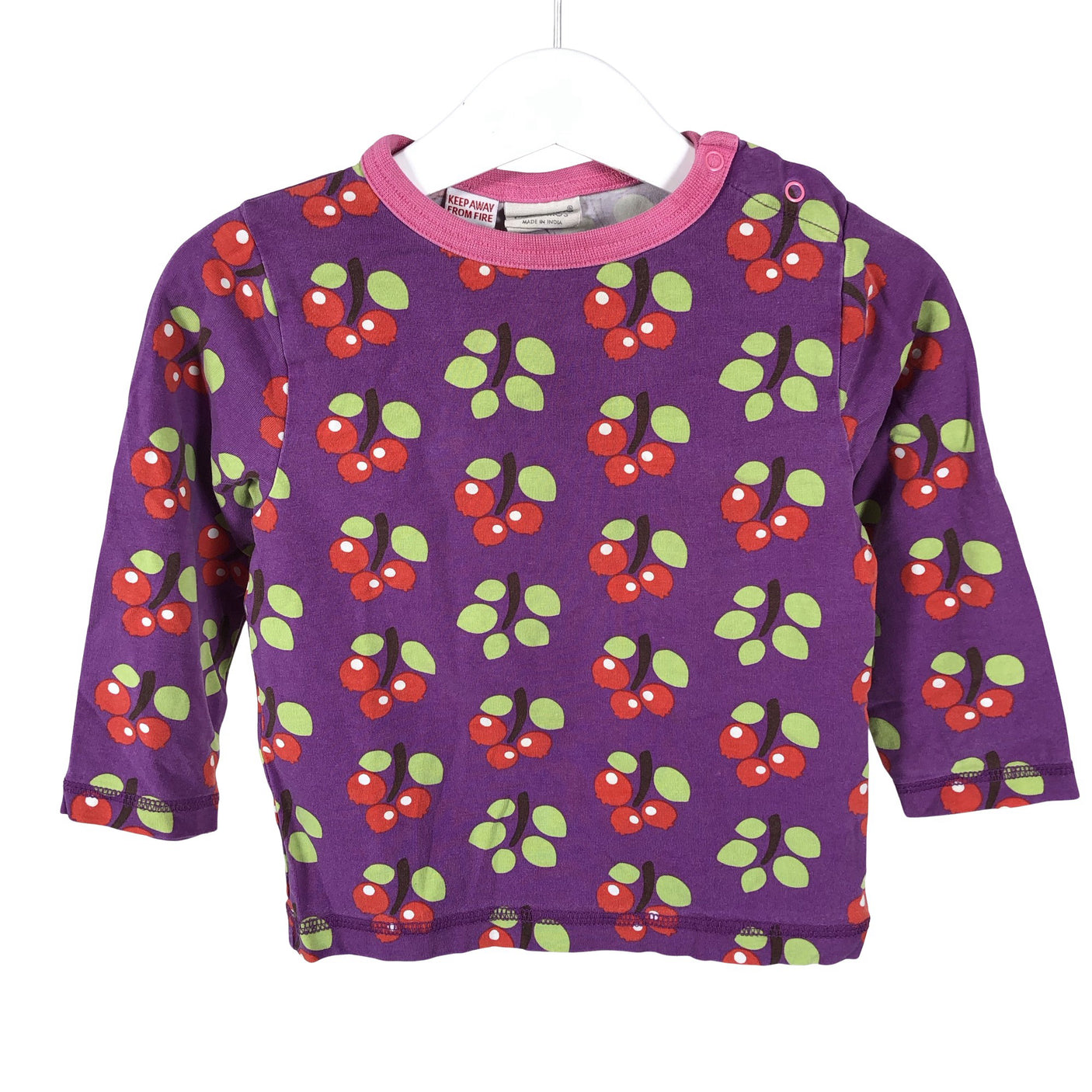 Unisex Maxomorra - Tricot shirt, size 86 - 92 - Violet (1)