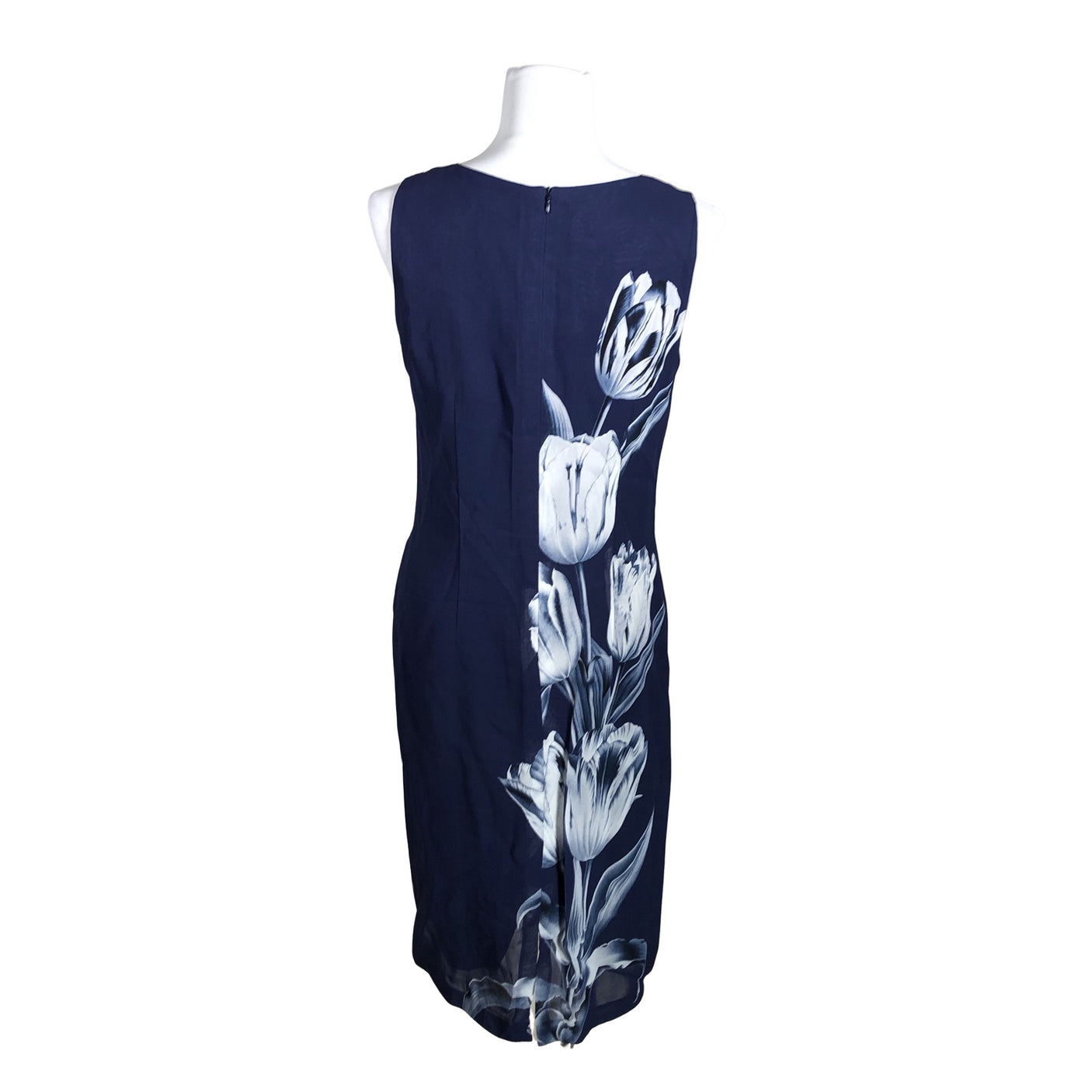 Unisex Shenina - Schiffon dress, size 38 - Blue (2)