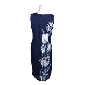 Unisex Shenina - Schiffon dress, size 38 - Blue (2)