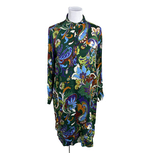 Unisex Milano - Schiffon dress, size 38 - Green (1)
