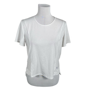 Unisex Salomon - Sports shirt, short sleeve, size 36 - White (1)